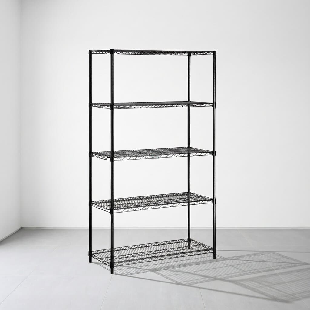 Light-Duty 5-Tier Metal Storage Rack