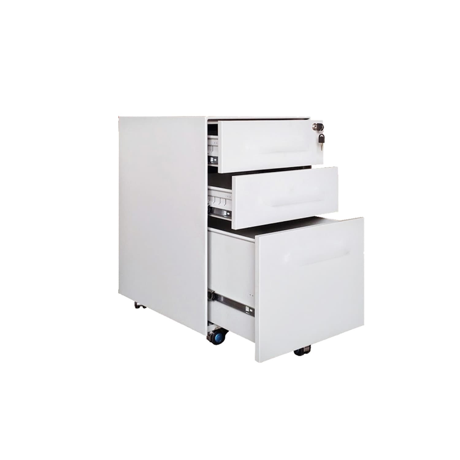 Steel Mobile Pedestal for Home / Office Use (With Lock)