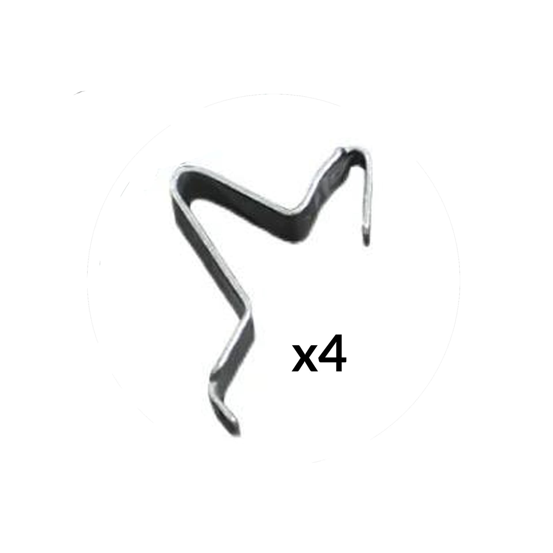 4 Metal Shelf Pins (Accessory for Additional Shelves)