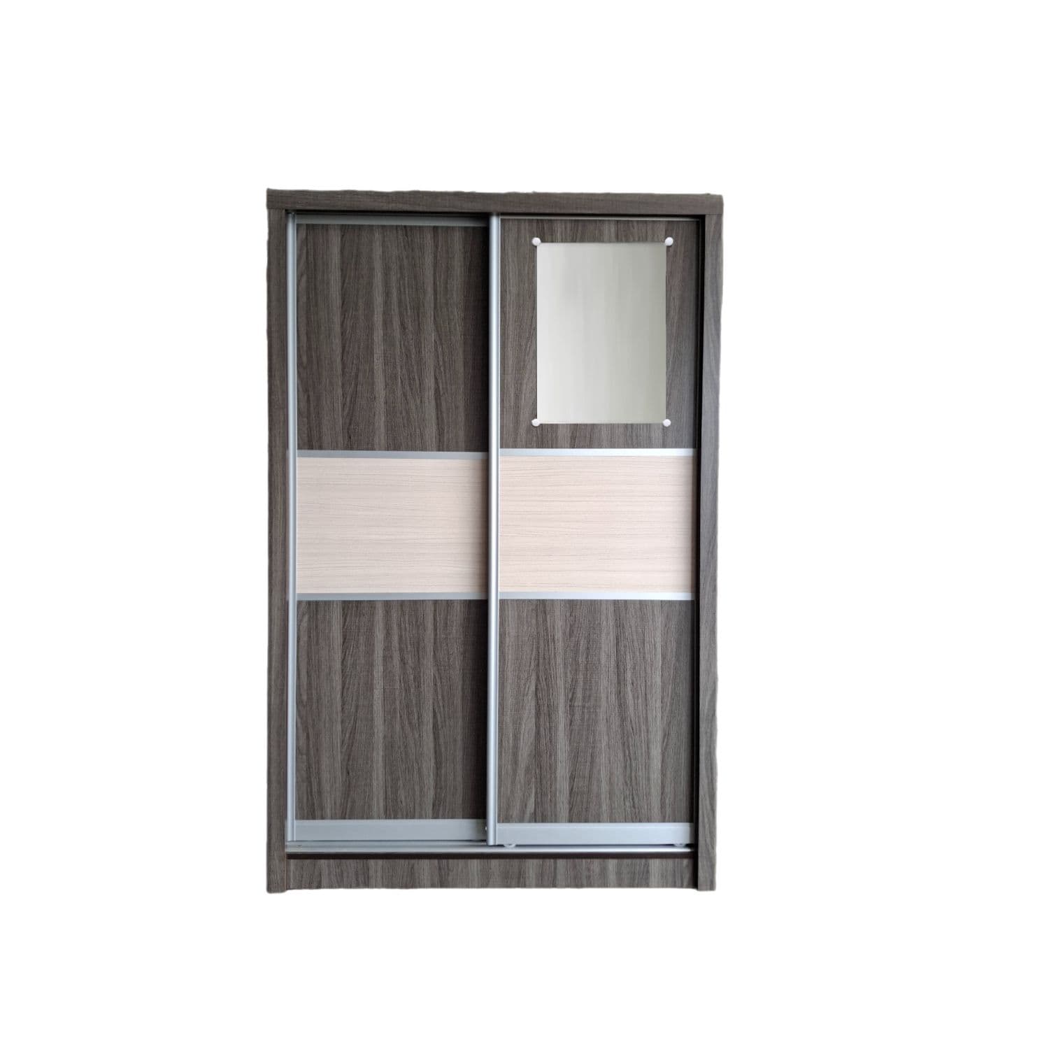 Sliding Wardrobe with Removable Shelves include mirror